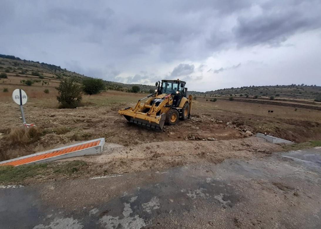 Máquina obra carretera