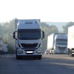 Camión transporte mercancías peligrosas