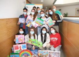 El hospital habilita una sala de espera infantil en las consultas de alergia con ayuda de alumnos del Fernando Zóbel