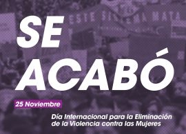 Por un mundo de mujeres libres y vivas. Se acabó