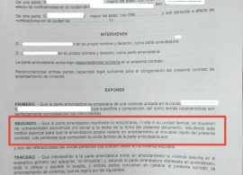Cláusulas contra colectivos vulnerables en los contratos de alquiler