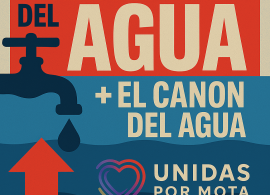 Unidas por Mota carga contra la subida del recibo del agua a cuenta del canon
