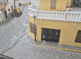 El temporal descarga varias granizadas en Cuenca capital y provincia
