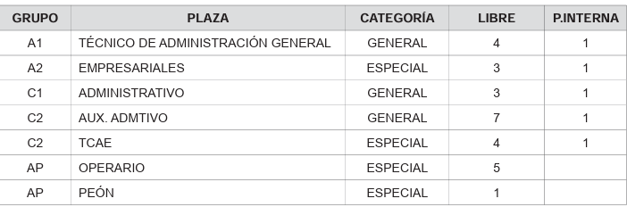 Oferta de empleo Diputación Cuenca 2025