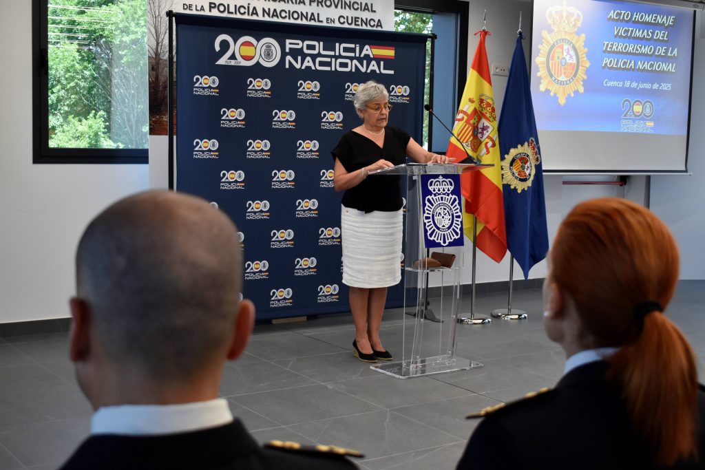 Homenaje en Cuenca a los 188 miembros de la Policía Nacional asesinados por terrorismo