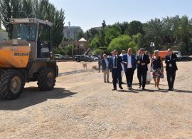 Las obras del parking de Casablanca se acercan a su ecuador y las del Paseo del Ferrocarril ronda el 30% de ejecución