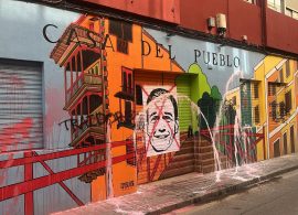 Ataque vandálico a la Casa del Pueblo del PSOE en Cuenca