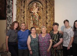 El Taller de Restauración de la Diputación de Cuenca restaura la imagen de la Virgen del Rosario de San Pedro de Palmiches