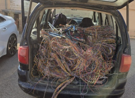 Tres personas detenidas y una investigada por robo de cobre del tendido eléctrico entre Almodóvar del Pinar y Monteagudo de las Salinas