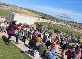 Segóbriga aumenta más de un 5% el número de visitantes en el primer semestre del año hasta alcanzar los 31.291 viajeros