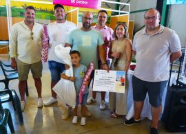 José Santiago García se impone en el Concurso de Habilidad con tractor de la Feria del Ajo