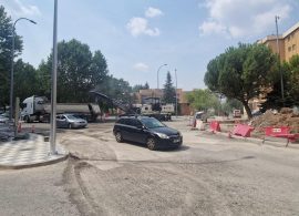 Cortes de tráfico en Hermanos Becerril este miércoles y jueves por las obras de la nueva rotonda