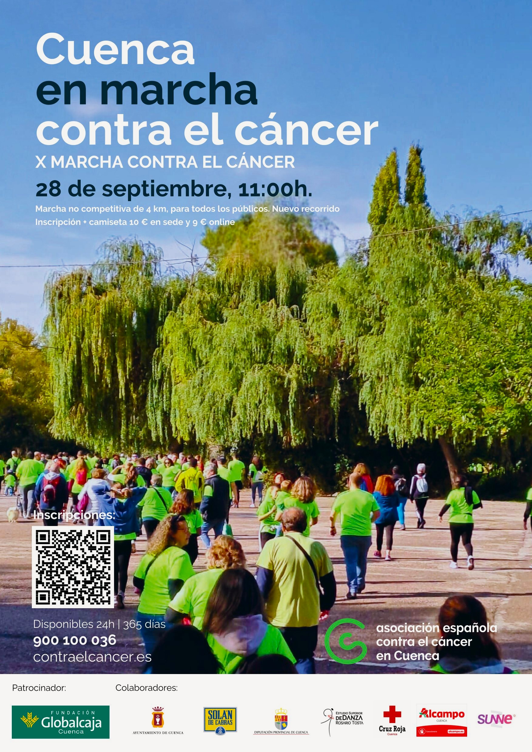 Décima edición de la Marcha contra el cáncer en Cuenca