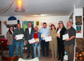 Los ganadores del premio de emprendimiento rural Tierra de Oportunidades recogen su premio en Valdemeca