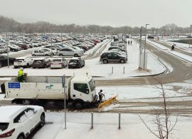 El temporal de lluvia y nieve obliga a precintar parques y cortar el Camino de los Jerónimos, San Isidro y Cerro de Socorro