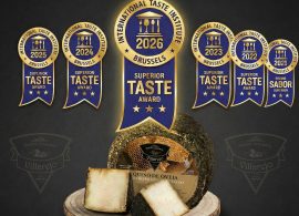 El queso curado en miel y orégano de Quesos Villarejo logra por sexta vez la máxima calificación en los Superior Taste Awards
