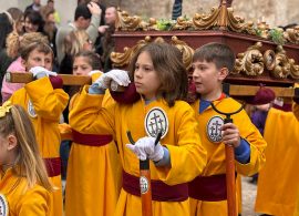 Cuenca presume de cantera nazarena en una procesión infantil de récord