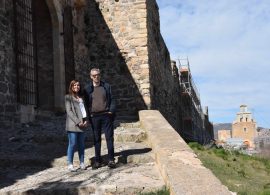 Moya avanza en la recuperación de los lienzos de la muralla gracias al Plan de Sostenibilidad Turística del Valle del Cabriel
