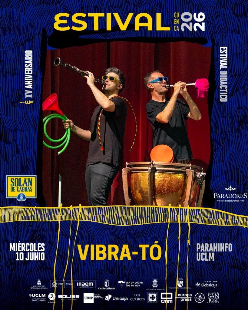 Vibra-Tó, concierto didáctico gratuito para escolares en Estival Cuenca