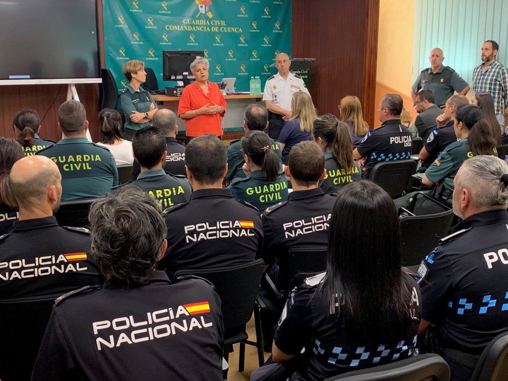 Jornada formativa para las Fuerzas de Seguridad del Estado de Cuenca sobre el siteama  VioGén2