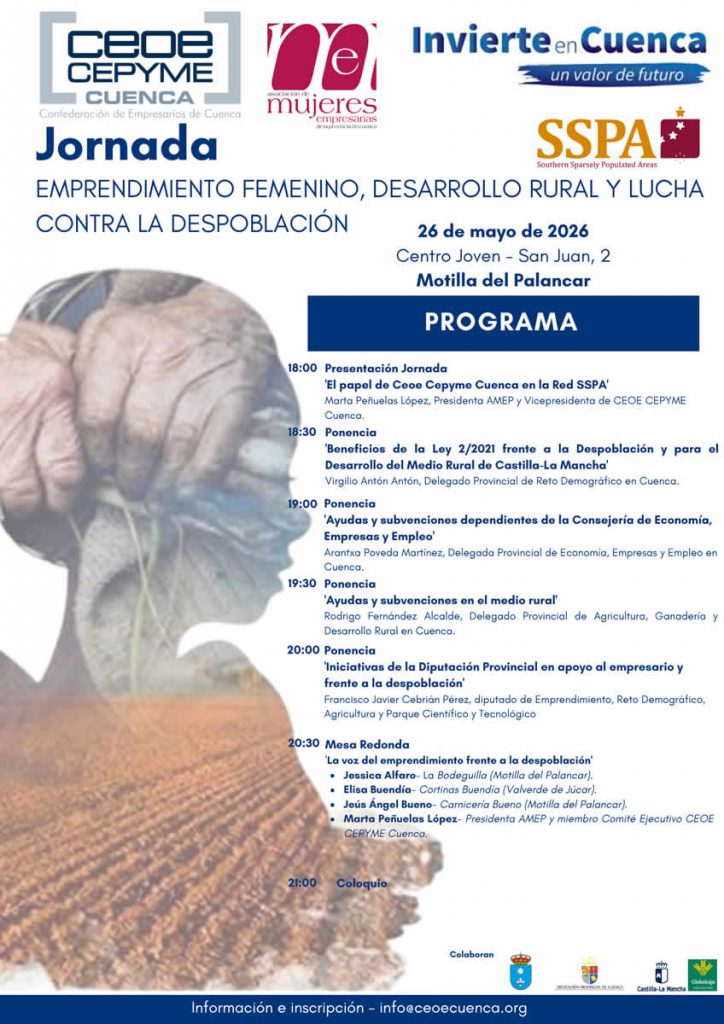 AMEP llega a Motilla con un gran encuentro sobre emprendimiento y lucha contra la despoblación