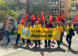 La manifestación del 1º de Mayo de Cuenca recorre las calles con un mensaje contra las "trincheras"