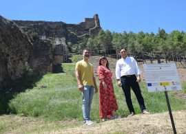 La rehabilitación de la muralla de Cañete, al 80% de ejecución
