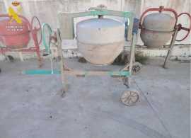 Detenido un trabajador de la construcción por el robo de tres hormigoneras en obras de Tarancón