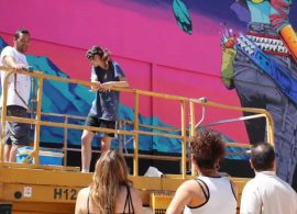 El Gobierno regional reconoce el papel de las mujeres en el arte urbano rural en el Festival Astarté de Iniesta