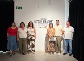 El Mercado de las Artes Luisa Sigea de Tarancón acoge la exposición 'Arte sin barreras' de amiab