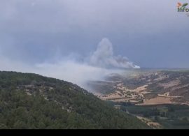 Desconfinada la localidad conquense de El Pozuelo tras mejorar la situación  operativa del incendio forestal de El Recuenco