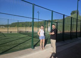Nuevas pistas de pádel en Fuentes y Villalba de la Sierra con el Plan de Instalaciones Deportivas de la Diputación
