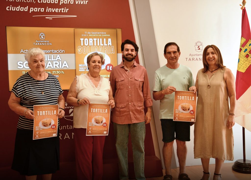 Ya se pueden adquirir los tickets de la Tortilla Solidaria de las fiestas de Tarancón