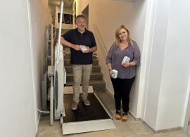El Auditorio instala rampa de acceso con pasamanos  y salvaescaleras para acceder a escenarioy camerinos
