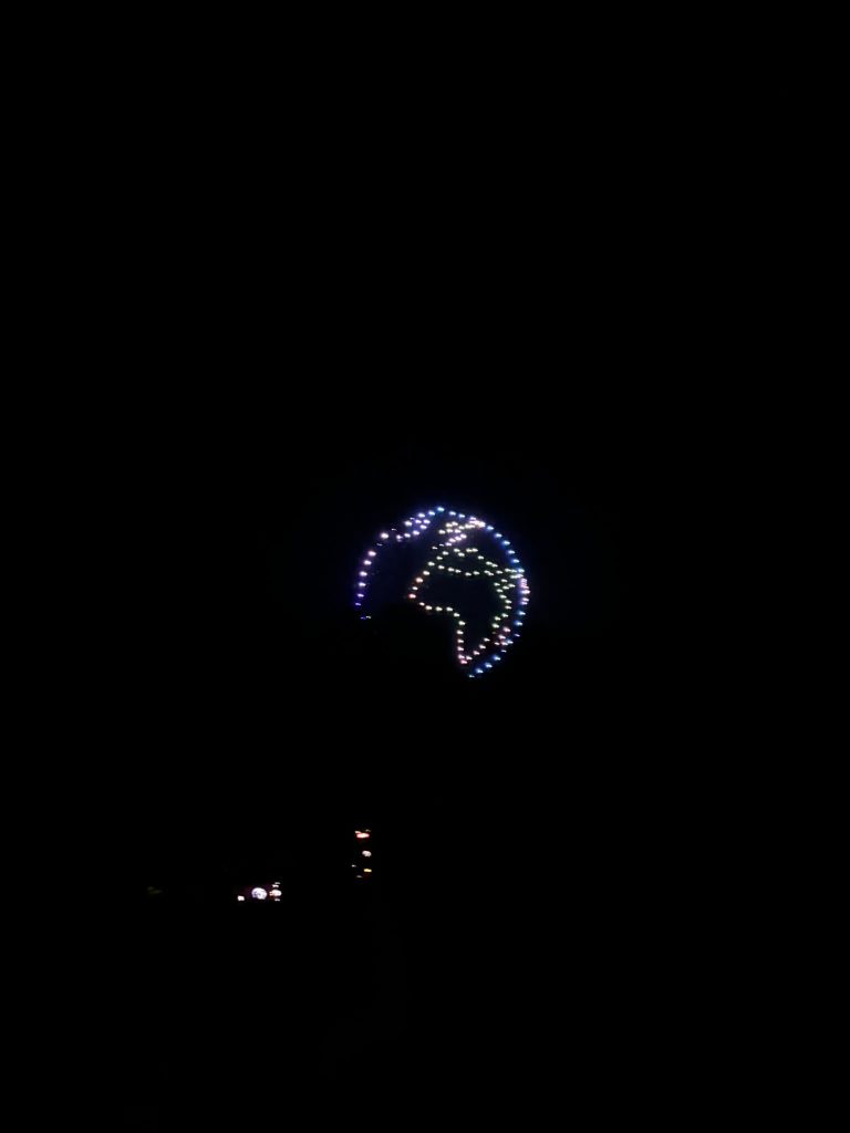 Vídeo del espectáculo de drones en Uña