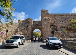 Despliegue especial de la Guardia Civil en San Mateo para velar por el cuidado del patrimonio