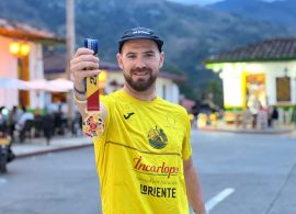 El taranconero Daniel Caballero completa  su reto solidario de 80 kilómetros en Colombia