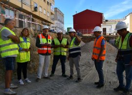 Las obras del  muro de contención de Ramiro de Maeztu, al 54% de ejecución