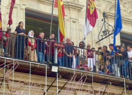 Álvaro Guijarro proclama a la vaquilla como "reina indiscutible" de la fiesta en su pregón de San Mateo