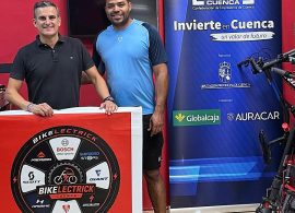 El emprendedor colombiano Mauricio Mosquera, al frente de Bikelectrick Cuenca
