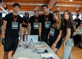 Cuatro alumnos del IES Julián Zarco de Mota representan a Cuenca en El Gran Concurso del Hormigón