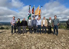 Martínez Chana destaca la Cruz de los Tres Reinos como ejemplo de unión entre territorios para generar oportunidades en el medio rural
