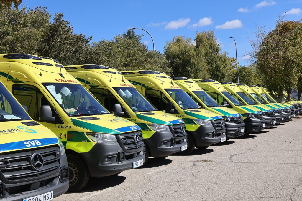 Dispositivo especial en Cuenca y Guadalajara para cubrir el relevo en la prestación del servicio de transporte sanitario