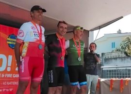 Dos medallas para el bombero conquense Jesús Valencia en los XI European Police & Fire Games