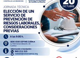 CEOE CEPYME organiza una jornada de prevención de riesgos laborales para sus empresas asociadas