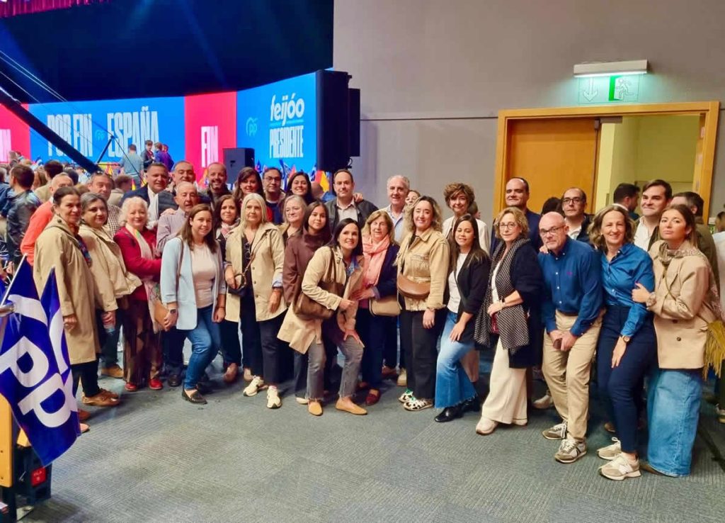 Una amplia delegación del PP de Cuenca acompaña a Feijóo en su primer gran acto de precampaña en Madrid: «ha sido un éxito rotundo»