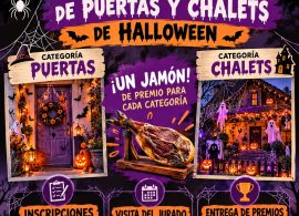 Cuarta edición del concurso de decoración de puertas y chalets de Haloween en Chillarón